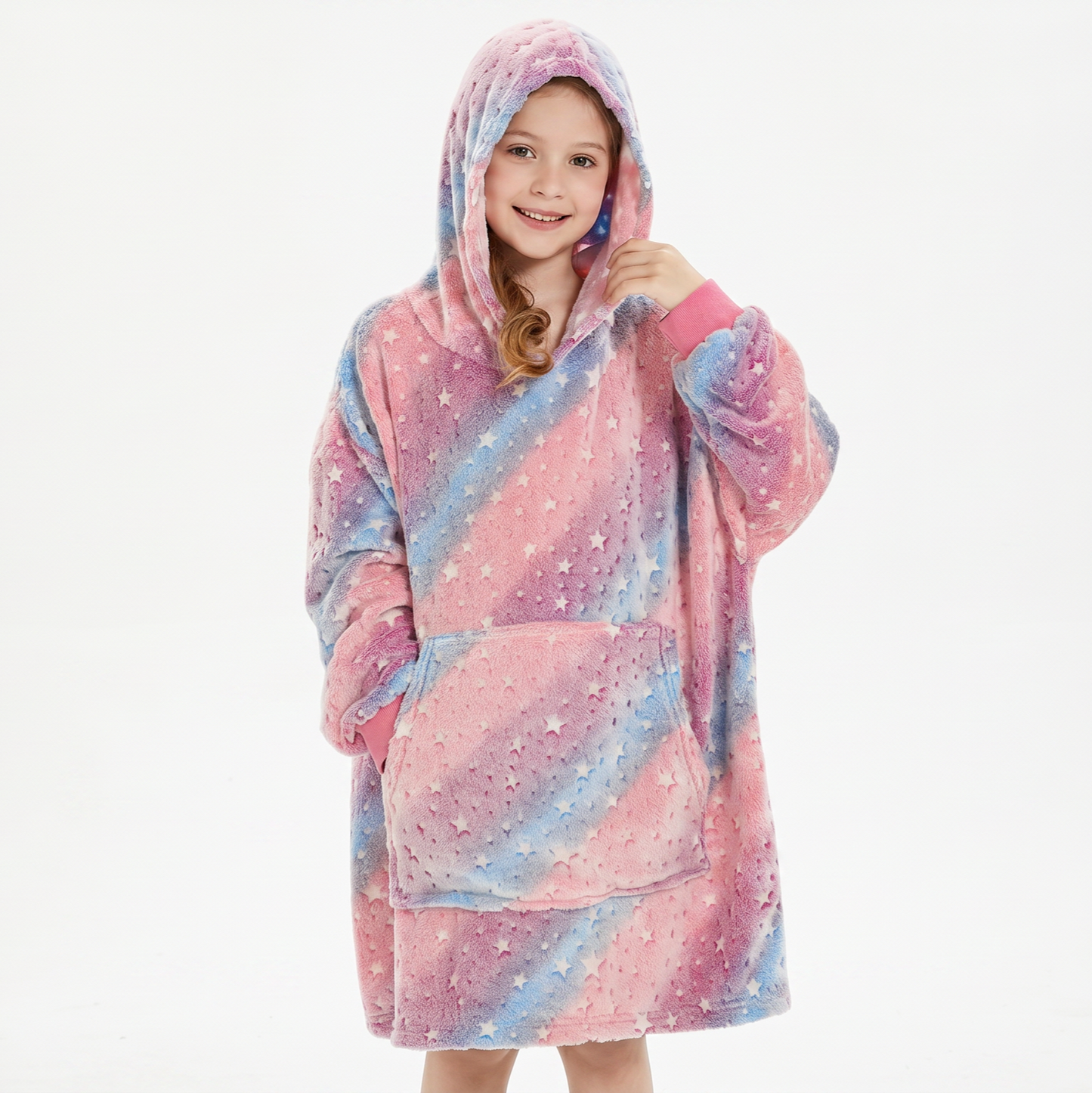Capucha Polar - Estrellas Multicolor