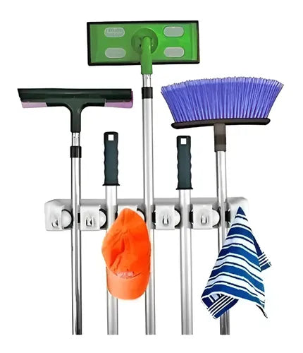 Organizador Porta Escobas, Mopas y Traperos