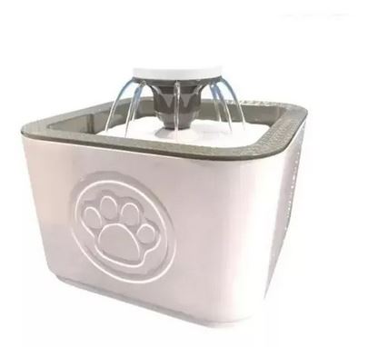 Fuente de agua bebedero mascotas perros y gatos (2L)